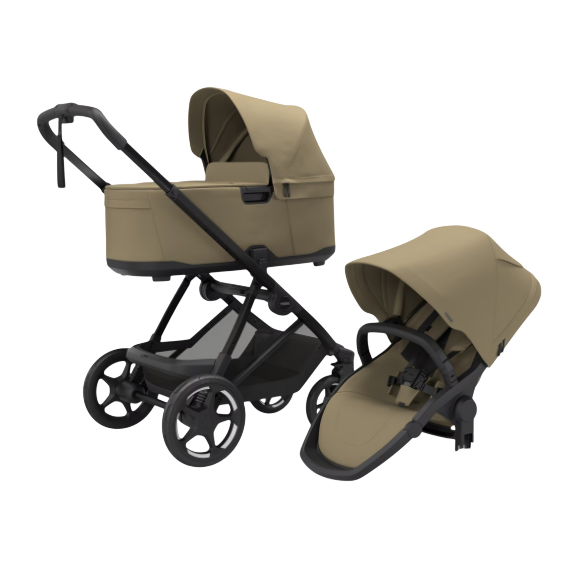 Thule | Wandelwagen Charm incl. Draagmand  Faded Khaki