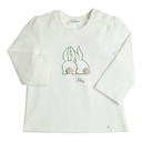 Gymp | T-shirt Girls Aerodoux Longsleeve Off White/Green