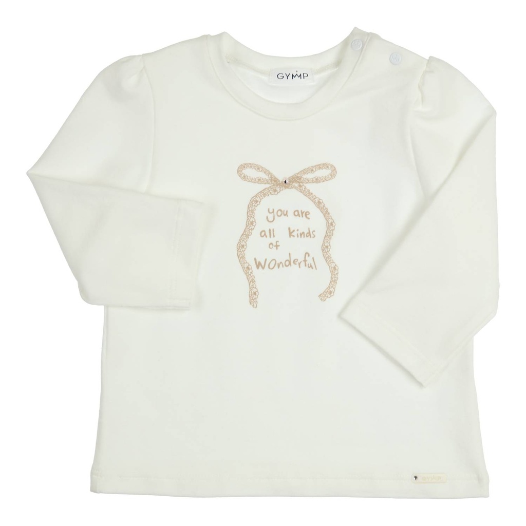 Gymp | T-shirt Girls Aerodoux Longsleeve Off White/Beige