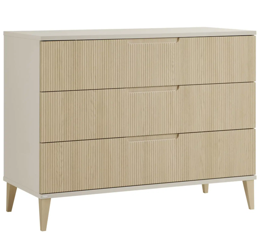 Paidi | Commode Jonte Cashmere-Beige/Stripy Light Oak 123,5x95,2x55,9cm