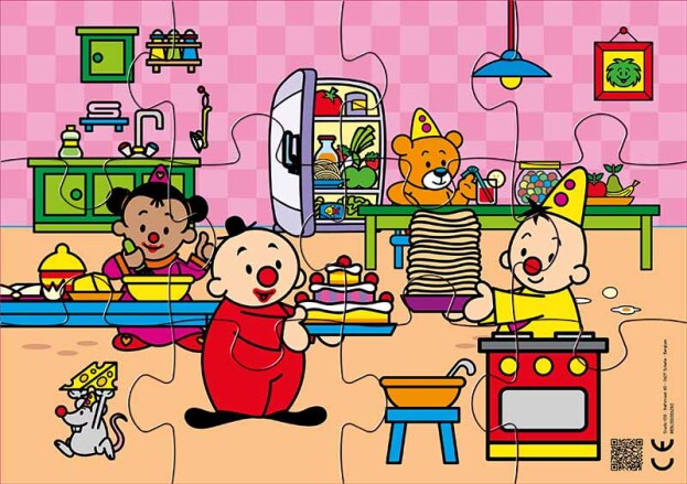 Bumba | Puzzel Njam Njam 12-stukjes