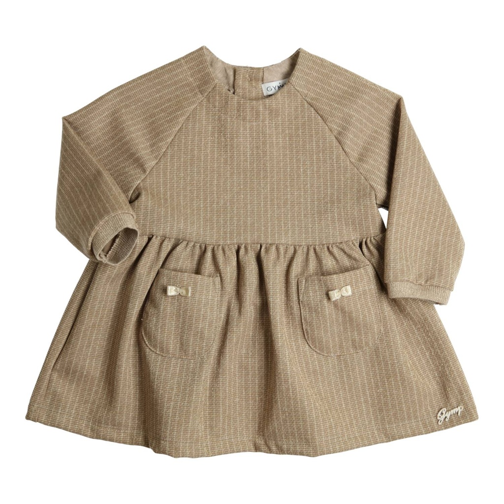 Gymp | Jurk Girls Laurien Beige/Gold
