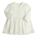 Gymp | Jurk Girls Cheryl Off White/Grey