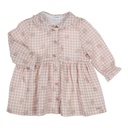 Gymp | Jurk Girls Emmy Off White/Old Rose