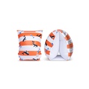 Swim Essentials | Zwembandjes Ocean Stripes Oranje/Wit 0-2Y