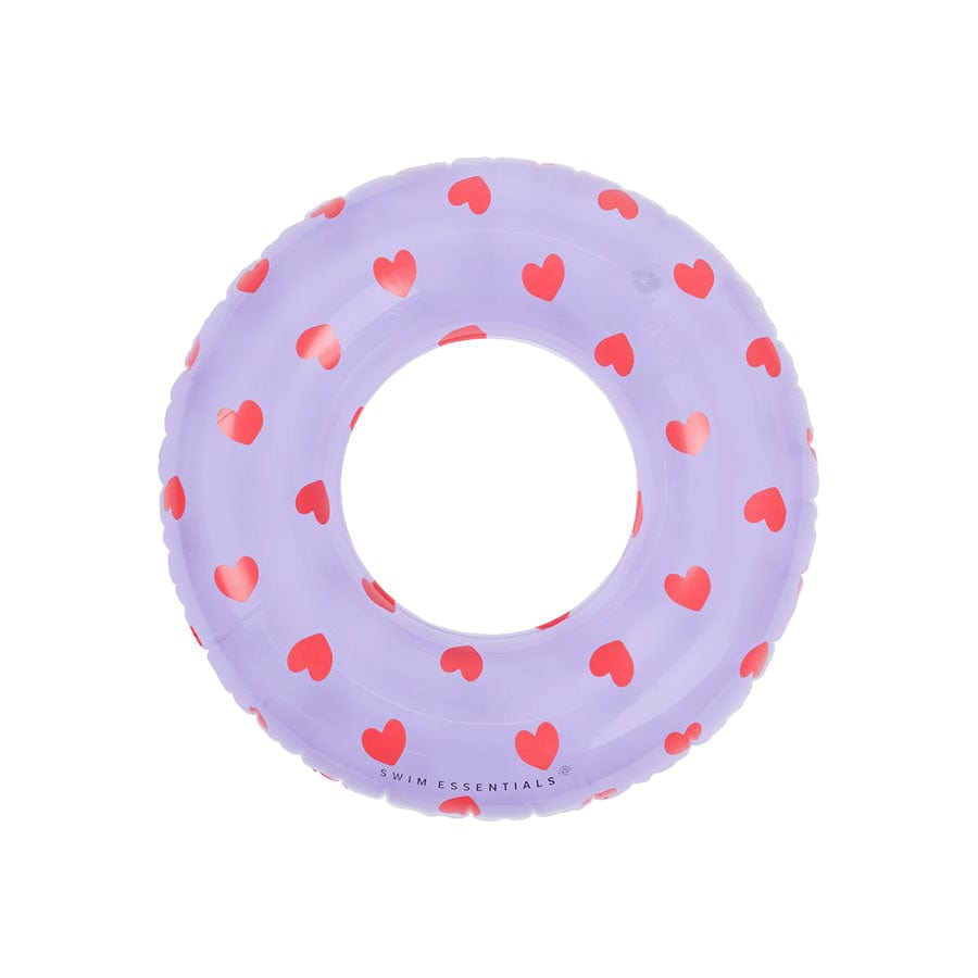 Swim Essentials | Zwemband Sweet Hearts Paars Ø90cm