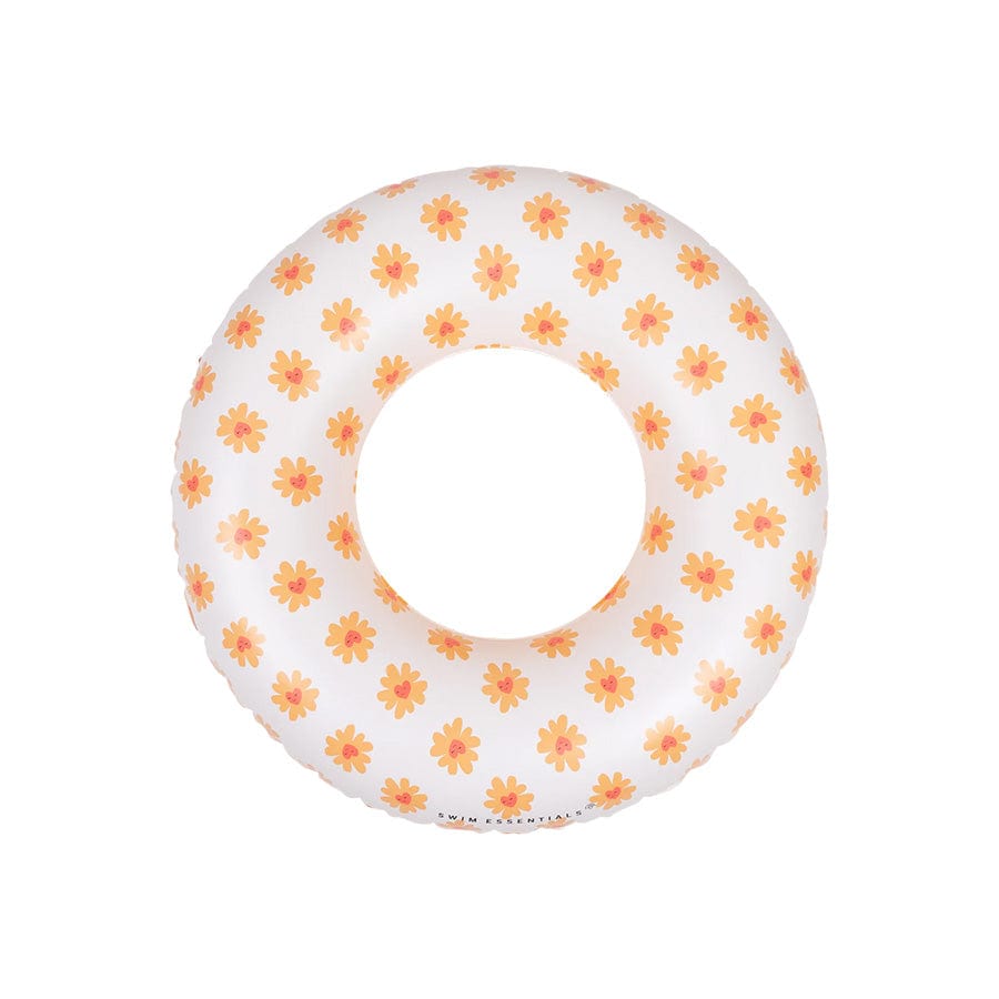 Swim Essentials | Zwemband Floral Love Geel Ø90cm