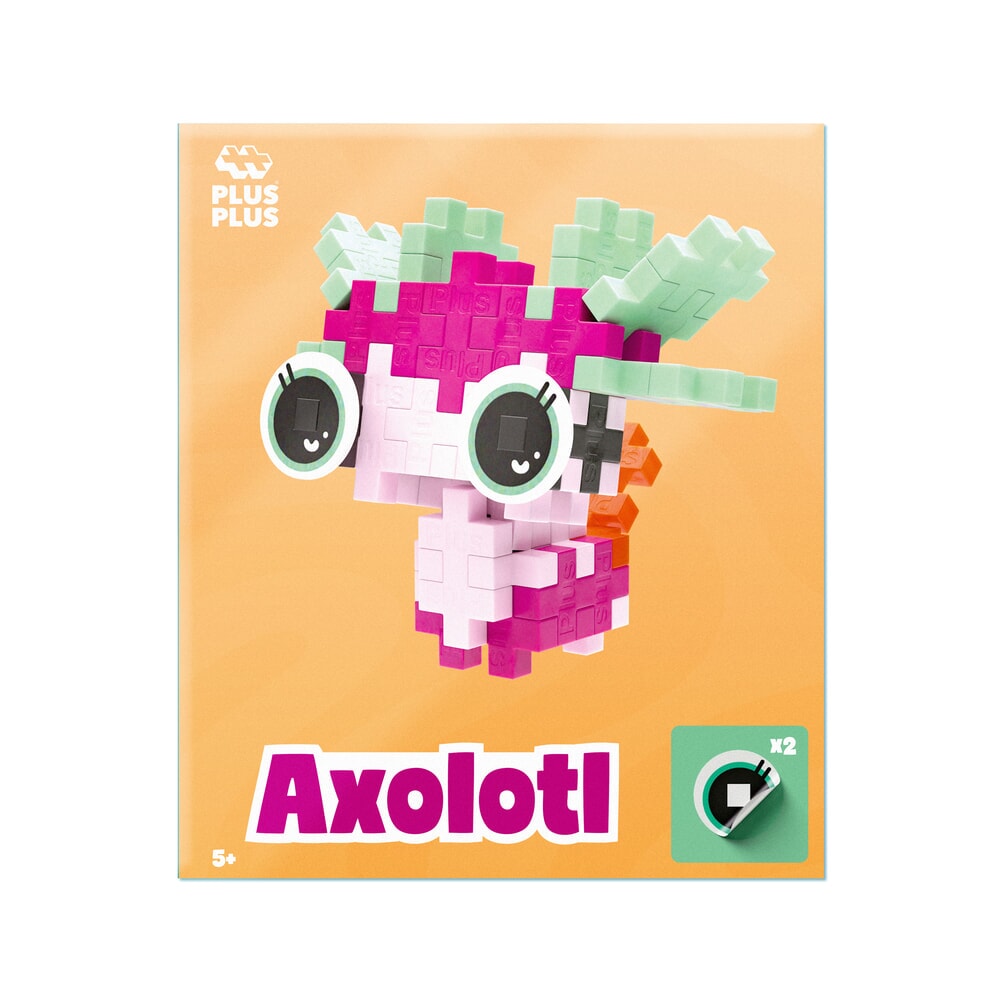 Plus-Plus | Educatief Speelgoed Pet Packet Bouwstukjes Adoring Axolotl 