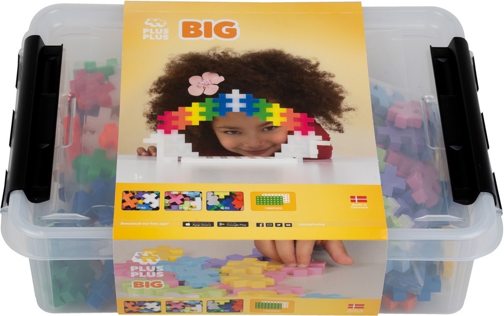 Plus-Plus | Educatief Speelgoed Big Bouwstukjes in Opbergkoffer 200-delig