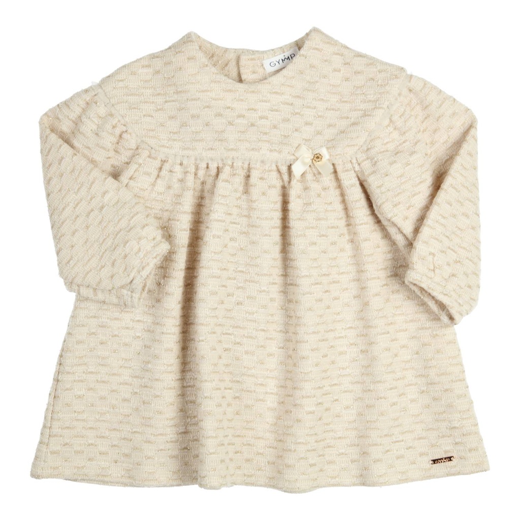 Gymp | Jurk Girls Katherina Ecru/Gold