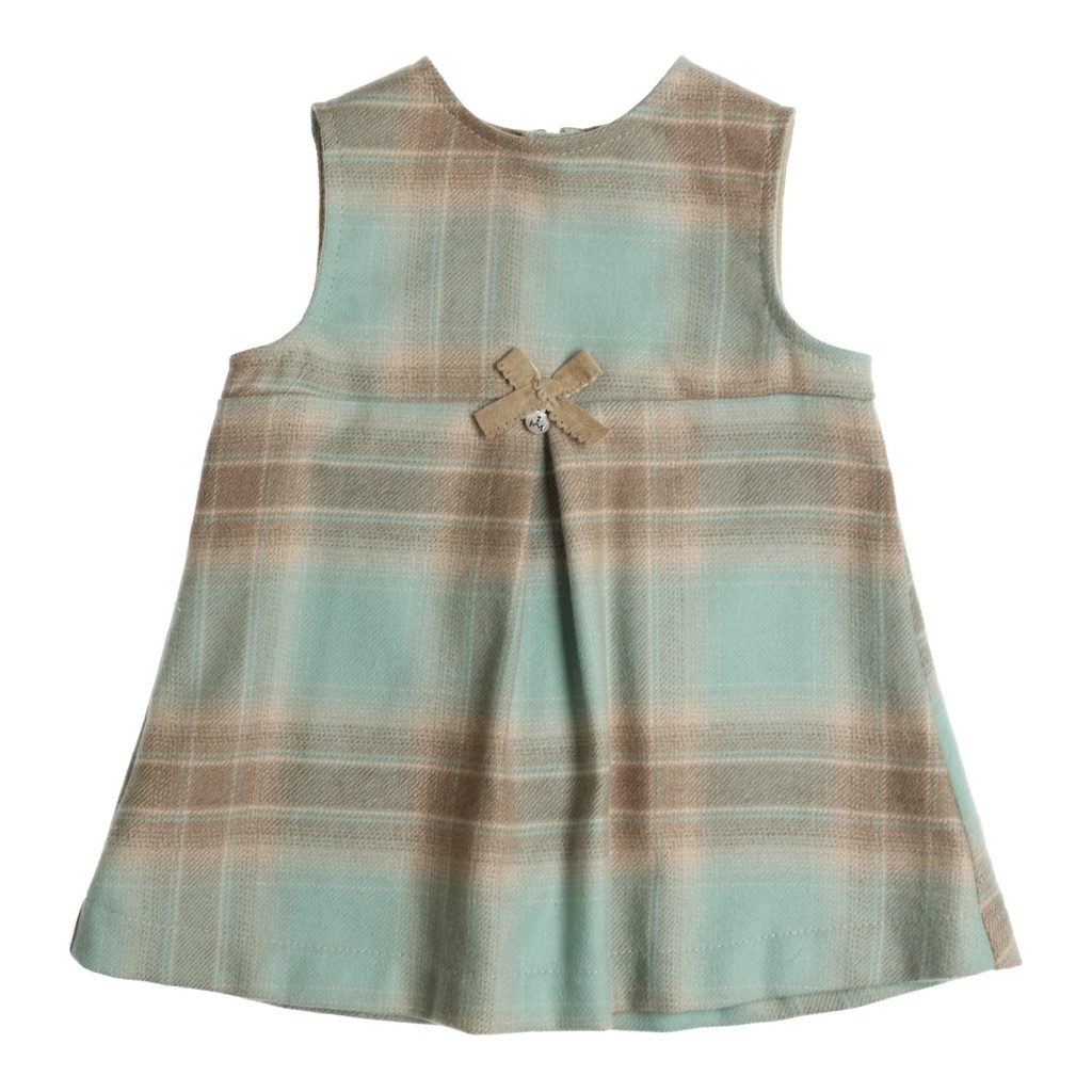 Gymp | Jurk Girls Larissa Green/Beige
