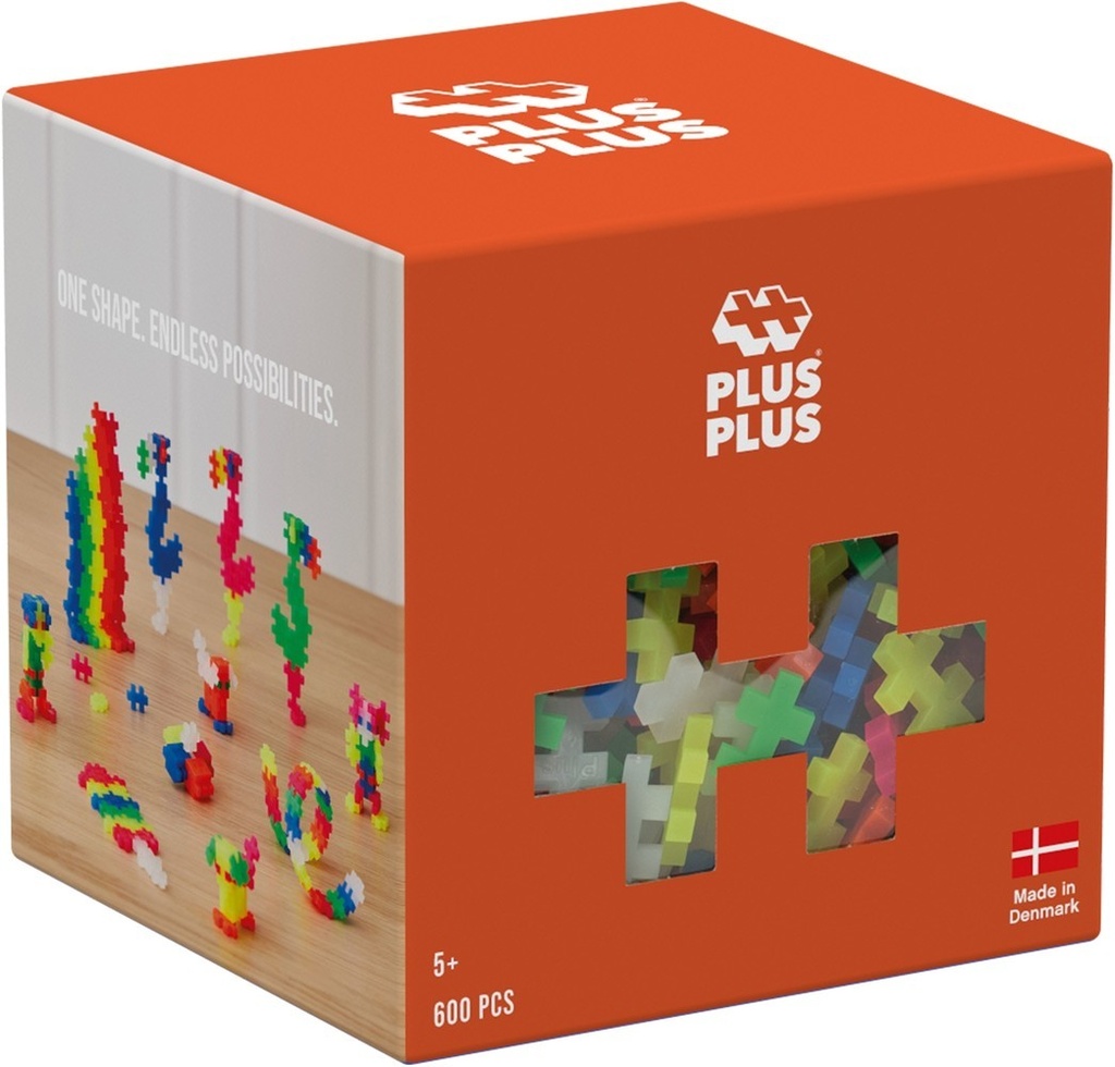 Plus-Plus | Educatief Speelgoed Bouwstukjes Neon 600-delig
