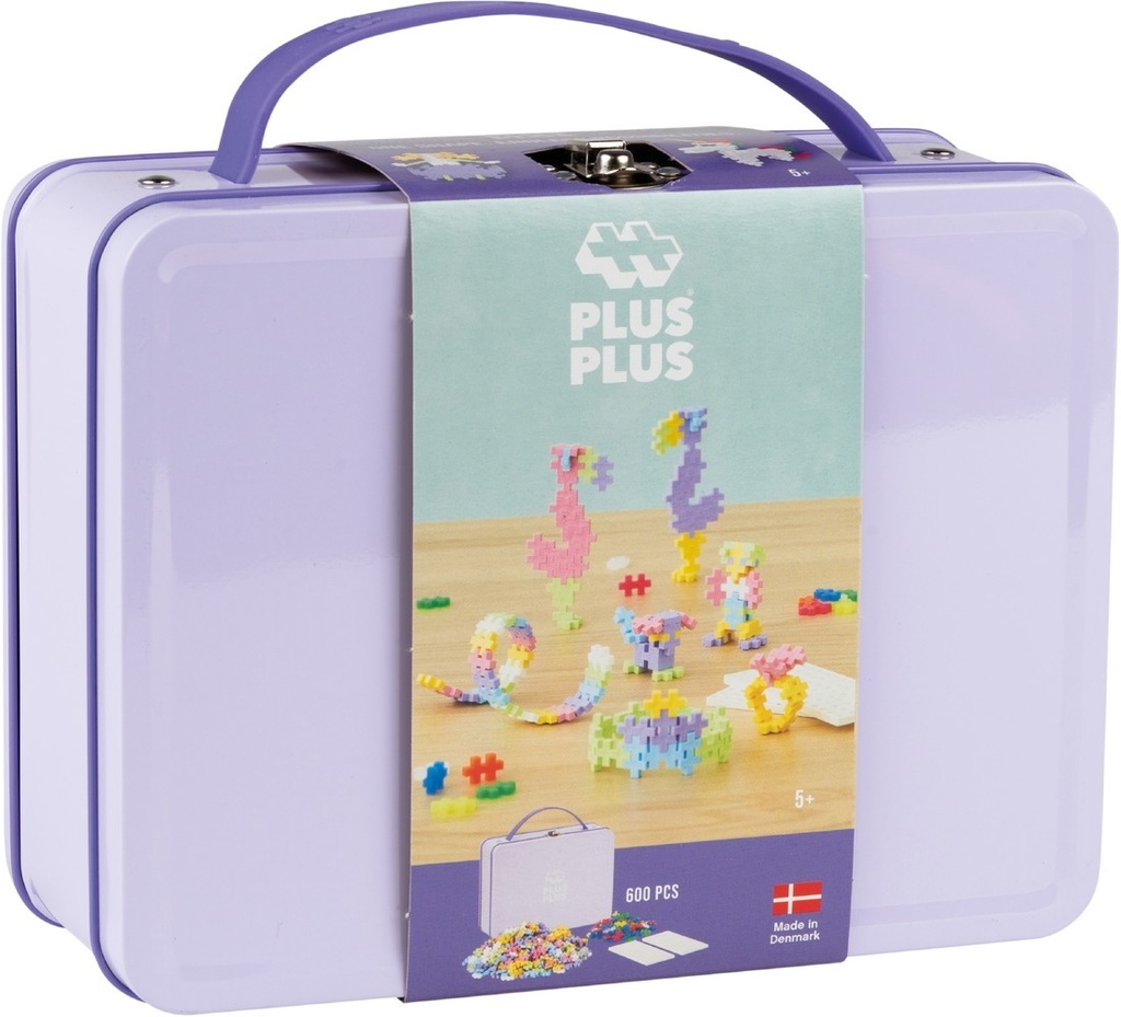 Plus-Plus | Educatief Speelgoed Bouwstukjes in Koffer Pastel 600-delig