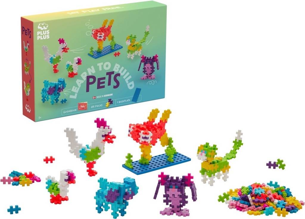 Plus-Plus | Educatief Speelgoed Learn to Build Dieren