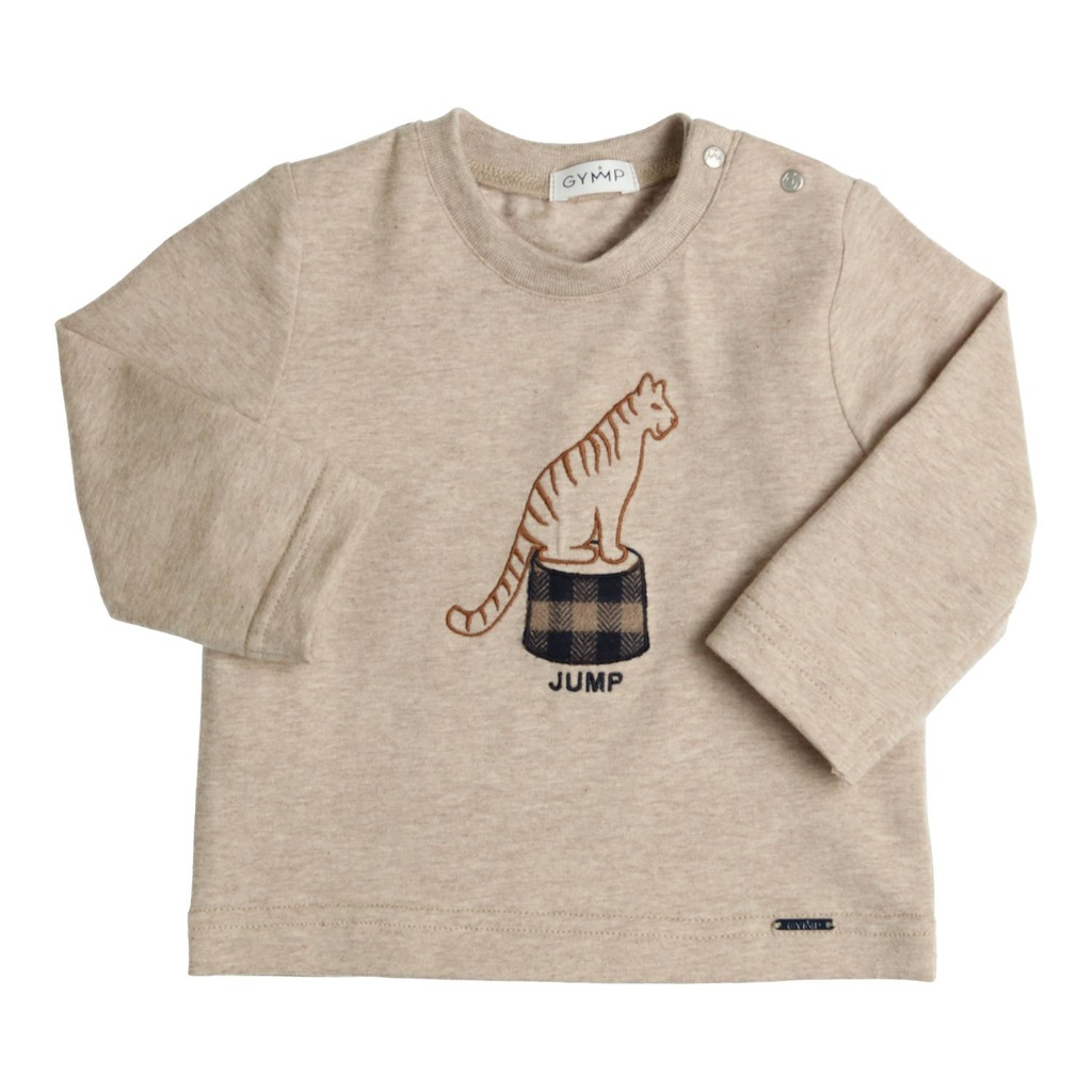 Gymp | T-shirt Boys Aerochine Longsleeve Beige