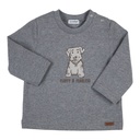 Gymp | T-shirt Boys Aerochine Longsleeve Grey Melange