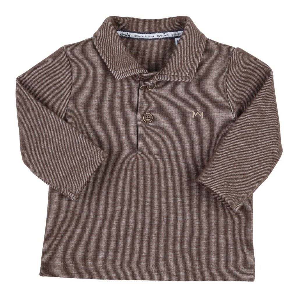 Gymp | T-shirt Boys Giel Longsleeve Brown