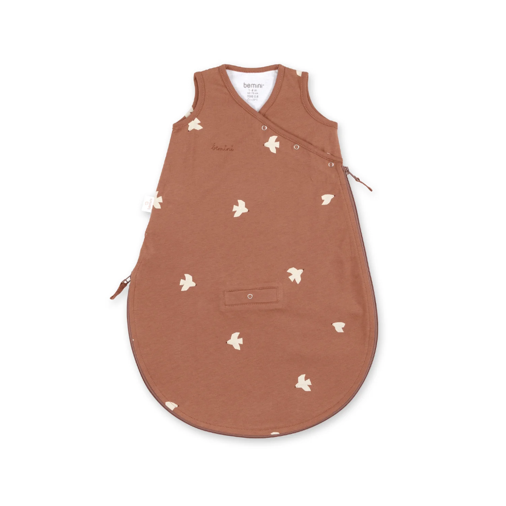 Bemini | Slaapzak Magic Bag Jersey Piuma Moka Bruin 0.5TOG 1-4M  
