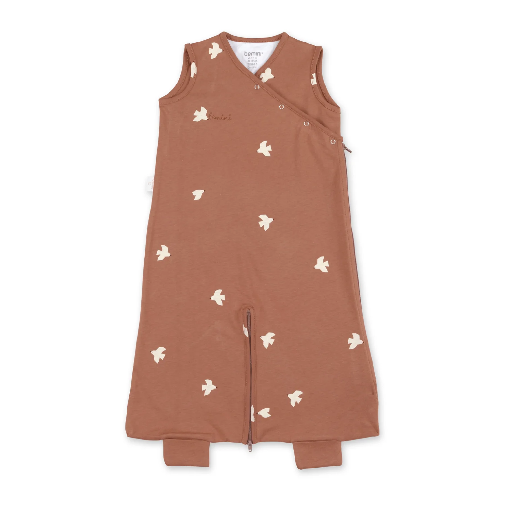 Bemini | Slaapzak Magic Bag Jersey Piuma Moka Bruin 0.5TOG 4-12M  
