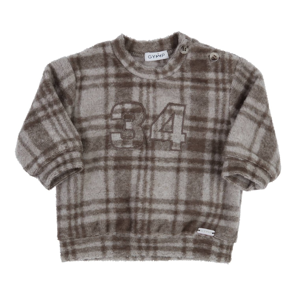 Gymp | Sweater Boys Kamiel Grey/Taupe