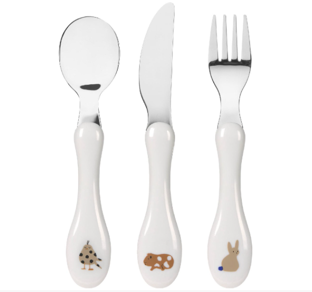 Laessig | Bestek Little Mateys Royal Blue Cutlery Lepel/Vork/Mes