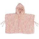 Bemini | Poncho Beach Carmin Rood 9-36m