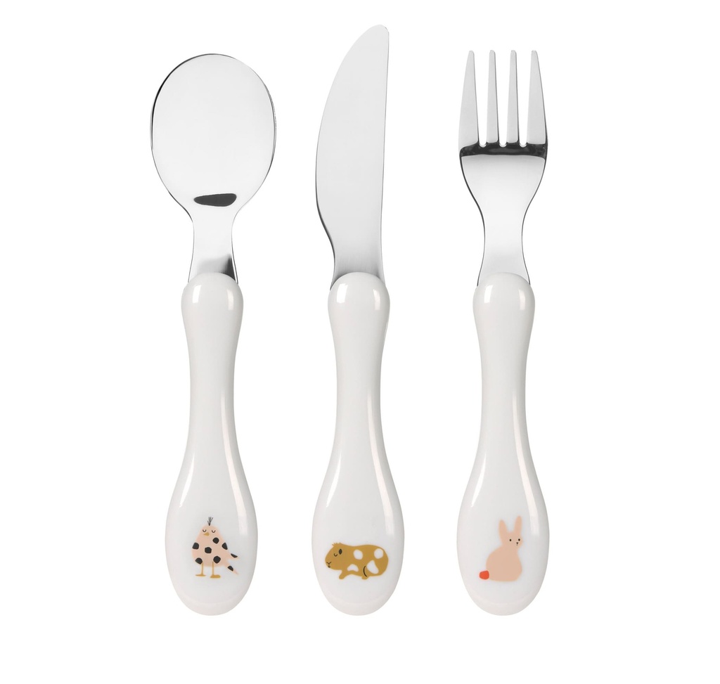 Laessig | Bestek Little Mateys Spicey Orange Cutlery Lepel/Vork/Mes