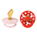 Bibs | Fopspeen Latex Anatomisch Duo Polka Black 0-6M T1 2-pack