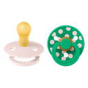 Bibs | Fopspeen Latex Anatomisch Duo Polka Cactus 6-18M T2 2-pack