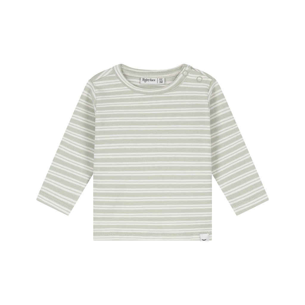 Babyface | T-shirt Uni Longsleeve Stripes Pistachio