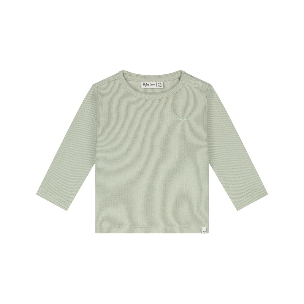 Babyface | T-shirt Uni Longsleeve Pistachio