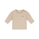 A Tiny Story | T-shirt Uni Longsleeve Beige Melange