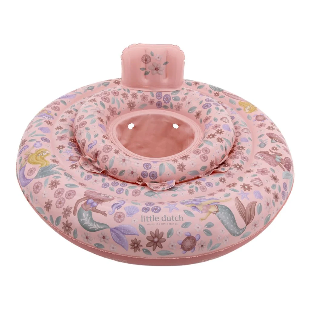 Little Dutch | Zwemband Dreamy Mermaid Babyfloat Roze Ø67cm