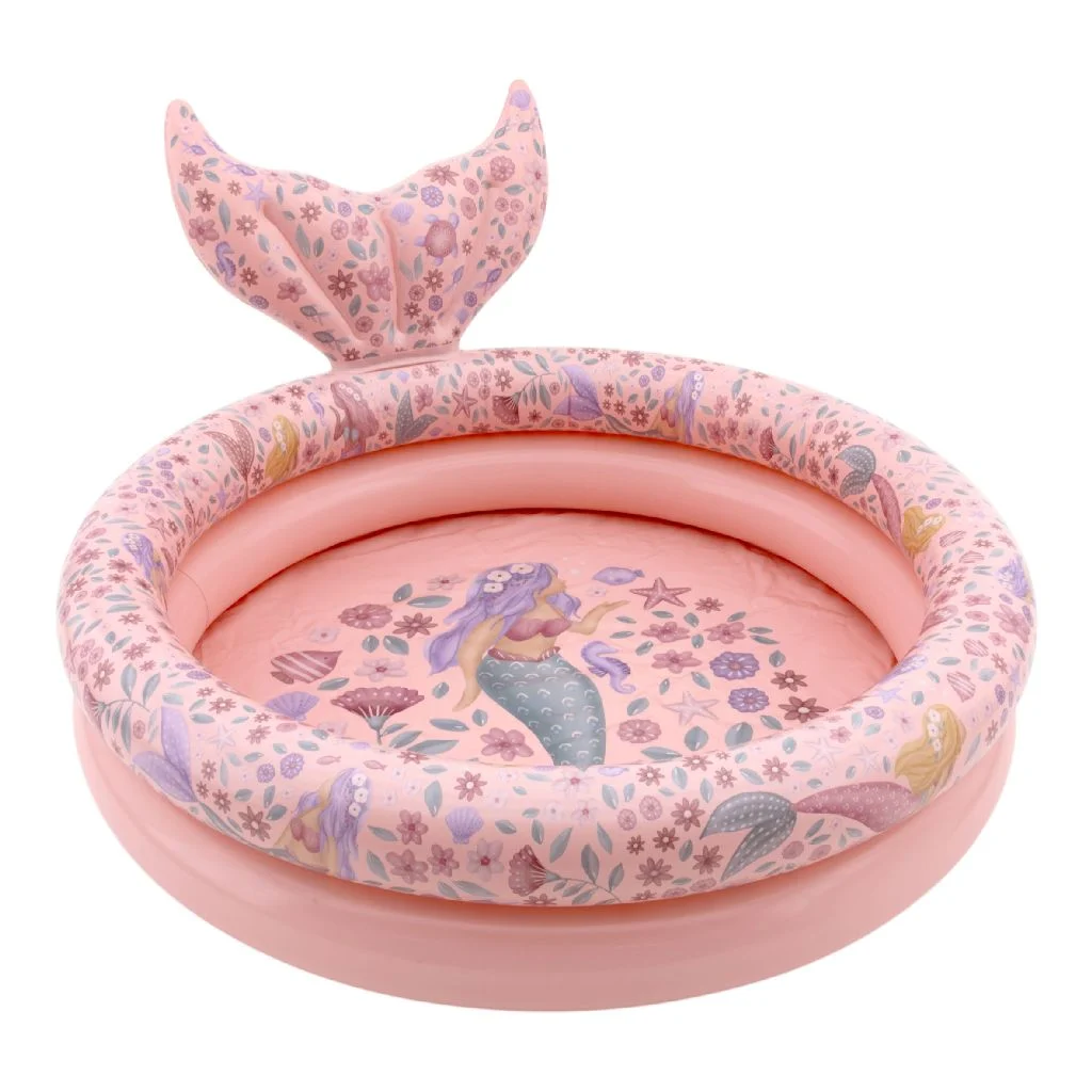 Little Dutch | Zwembad Dreamy Mermaid met Staart Roze 80cm