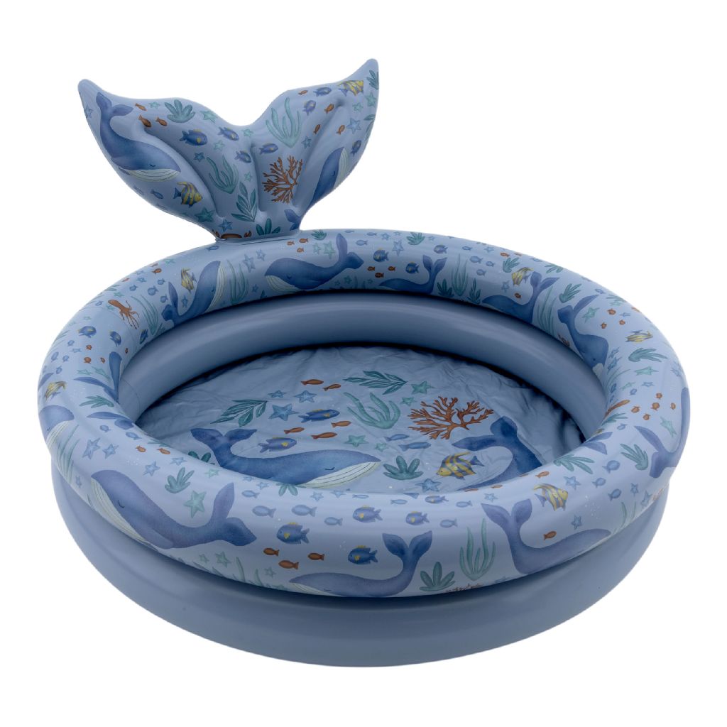 Little Dutch | Zwembad Ocean World met Staart Blauw 80cm