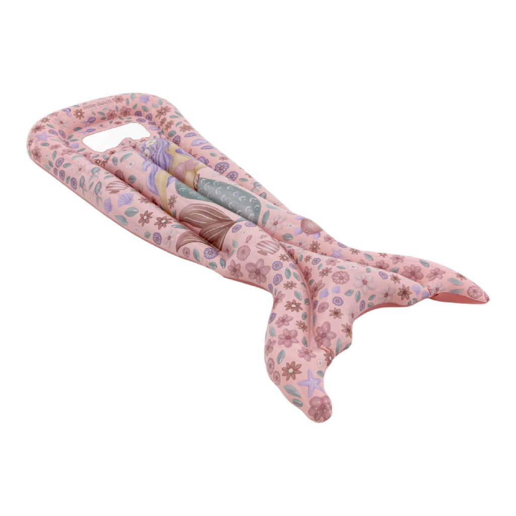 Little Dutch | Luchtmatras Dreamy Mermaid met Staart Roze