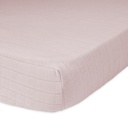 Lodger | Hoeslaken Ledikant Powder Roze 60x120cm