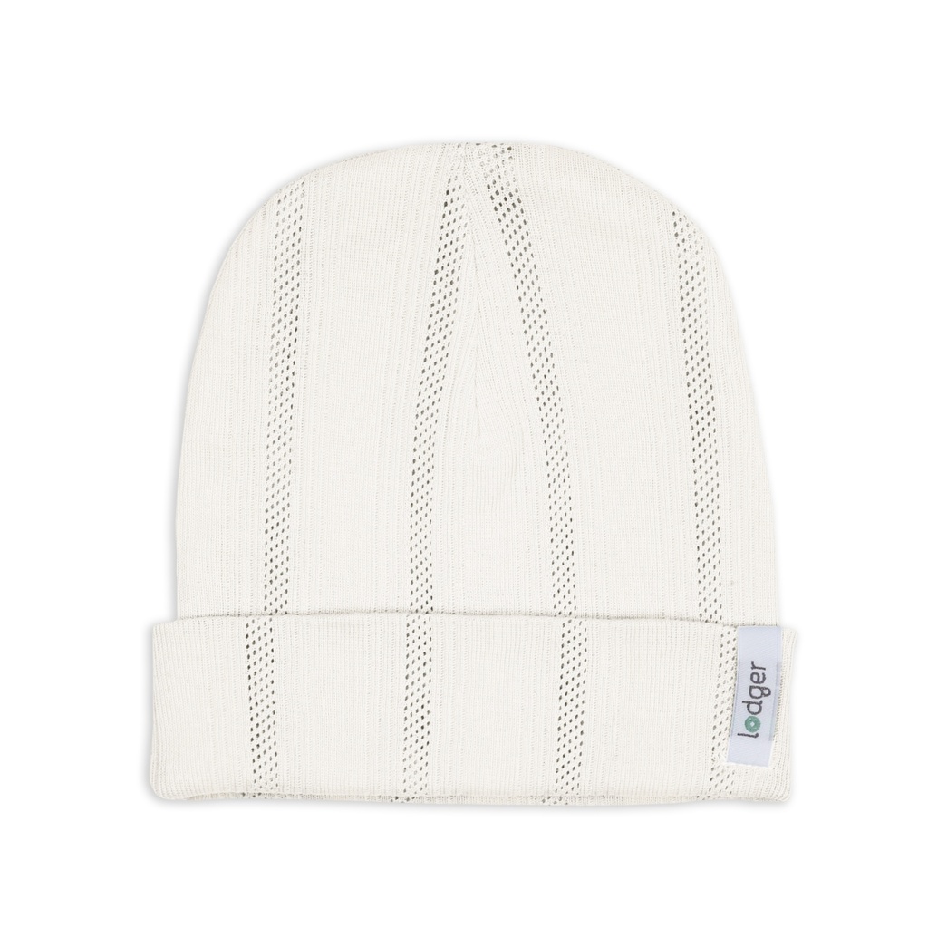 Lodger | Muts Beanie Pointelle Cream 0-6M
