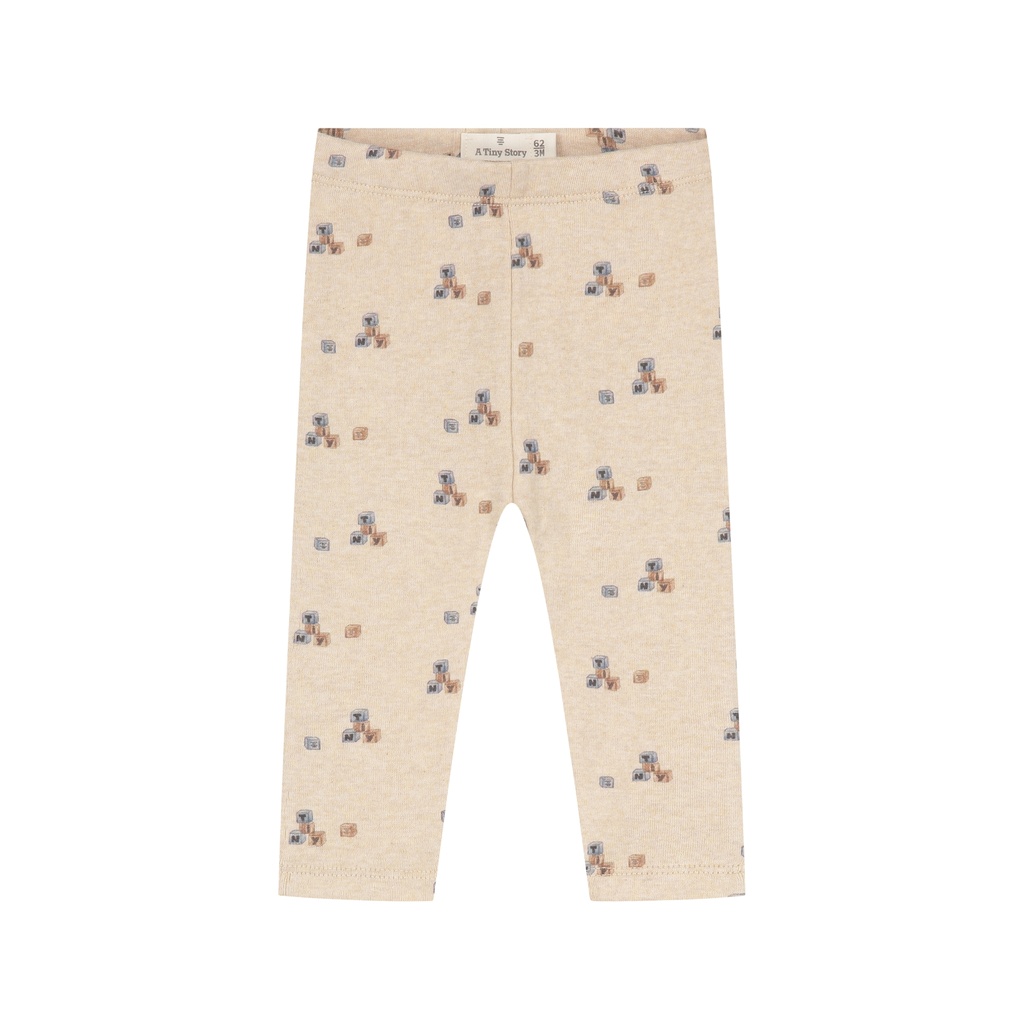A Tiny Story | Legging Boys Beige Melange