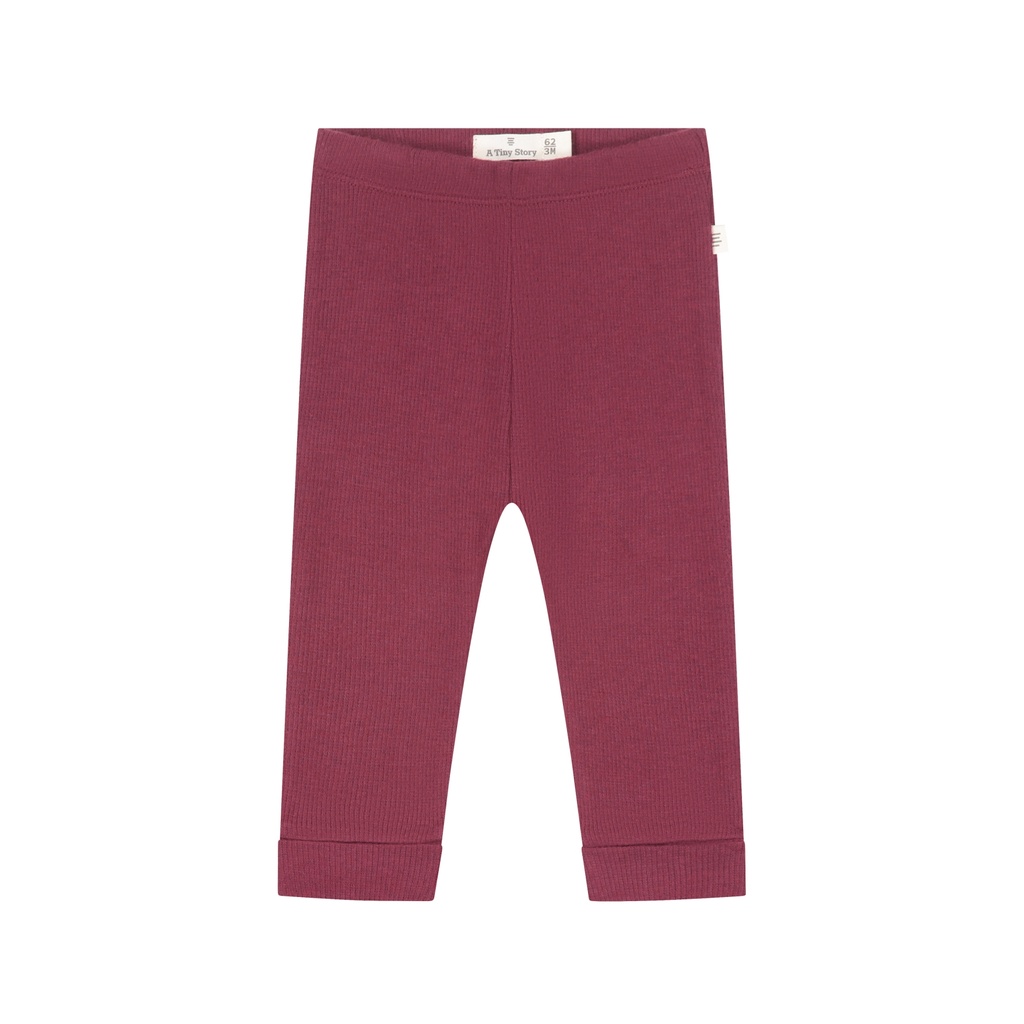 A Tiny Story | Legging Girls Dark Red