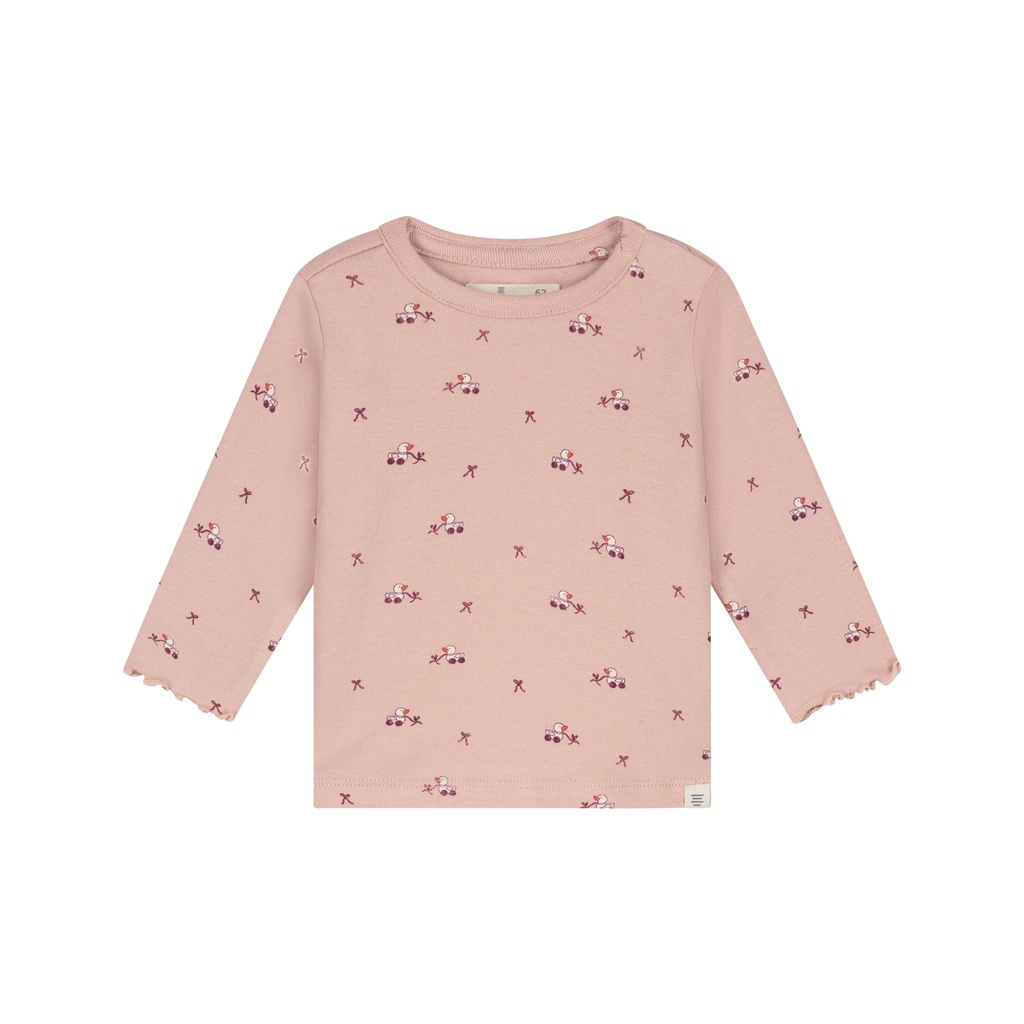 A Tiny Story | T-shirt Girls Longsleeve Old Pink