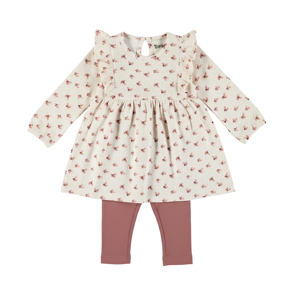 Dirkje | Outfit Girls Blossom Breeze Antique White 2-delig