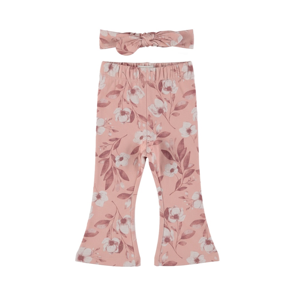 Dirkje | Broek met Haarband Girls Blossom Breeze Misty Rose