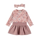 Dirkje | Jurk met Haarband Girls Blossom Breeze Misty Rose