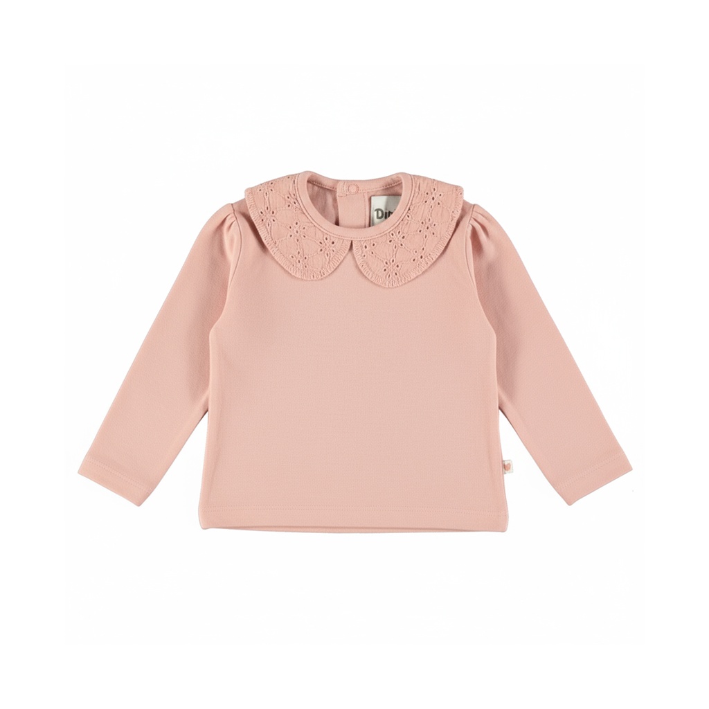 Dirkje | T-shirt Girls Blossom Breeze Longsleeve Misty Rose