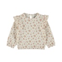 Dirkje | T-shirt Girls Rosy Dots Longsleeve Antique White