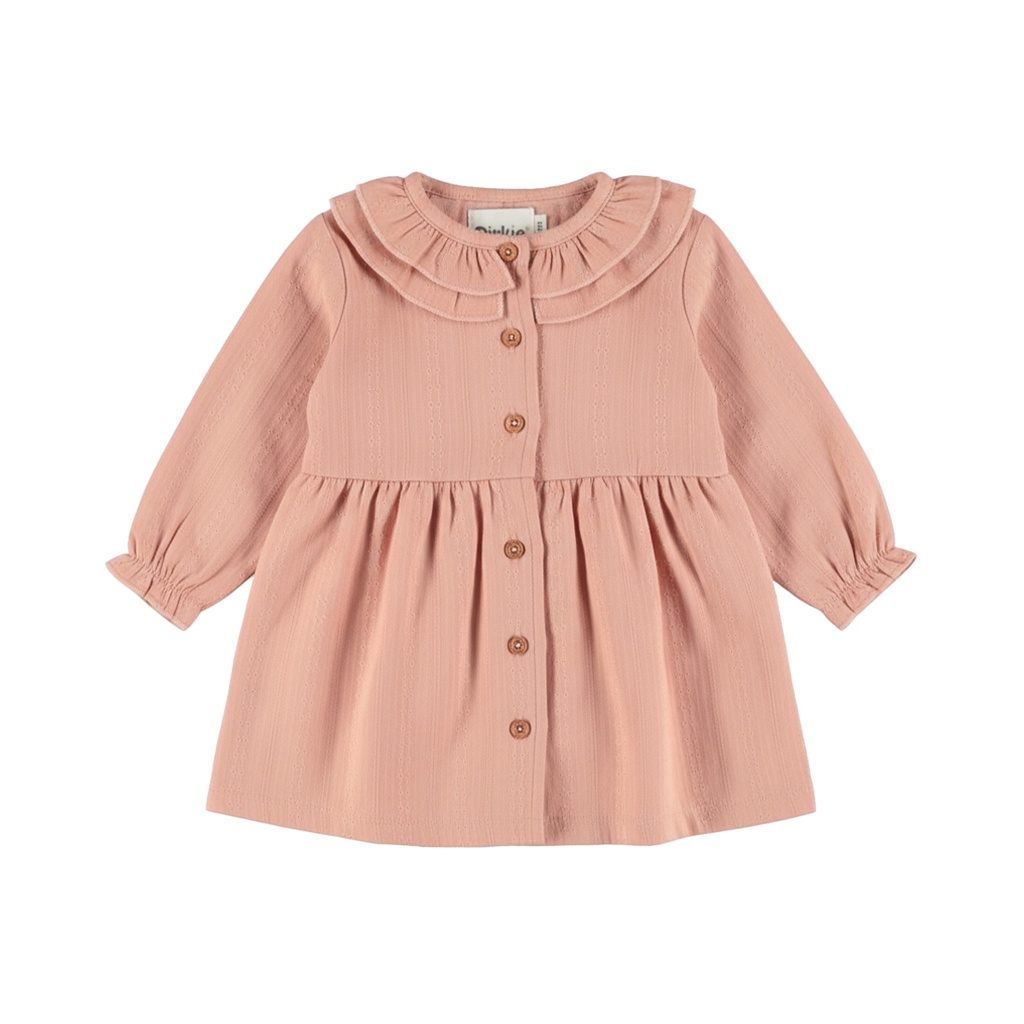 Dirkje | Jurk Girls Rosy Dots Misty Rose