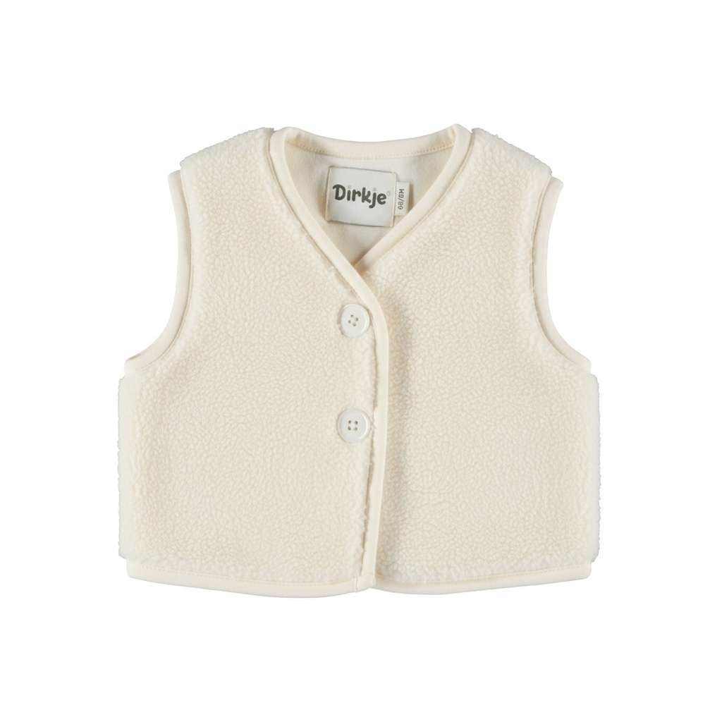 Dirkje | Gilet Girls Lavender Dreams Antique White