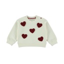 Dirkje | Sweater Girls Amour & Love Paws Antique White