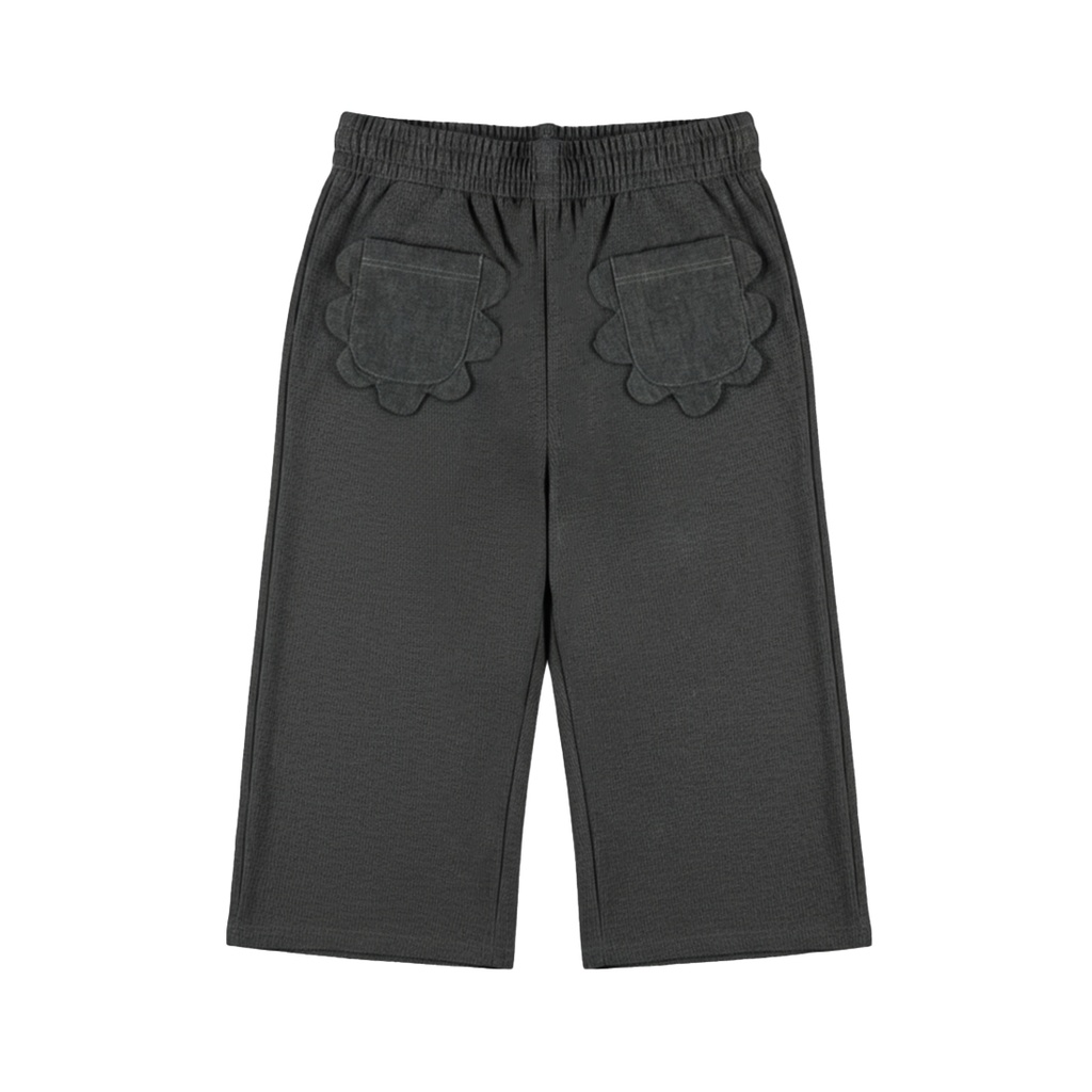 Dirkje | Broek Girls Amour & Love Paws Mid. Grey Melee